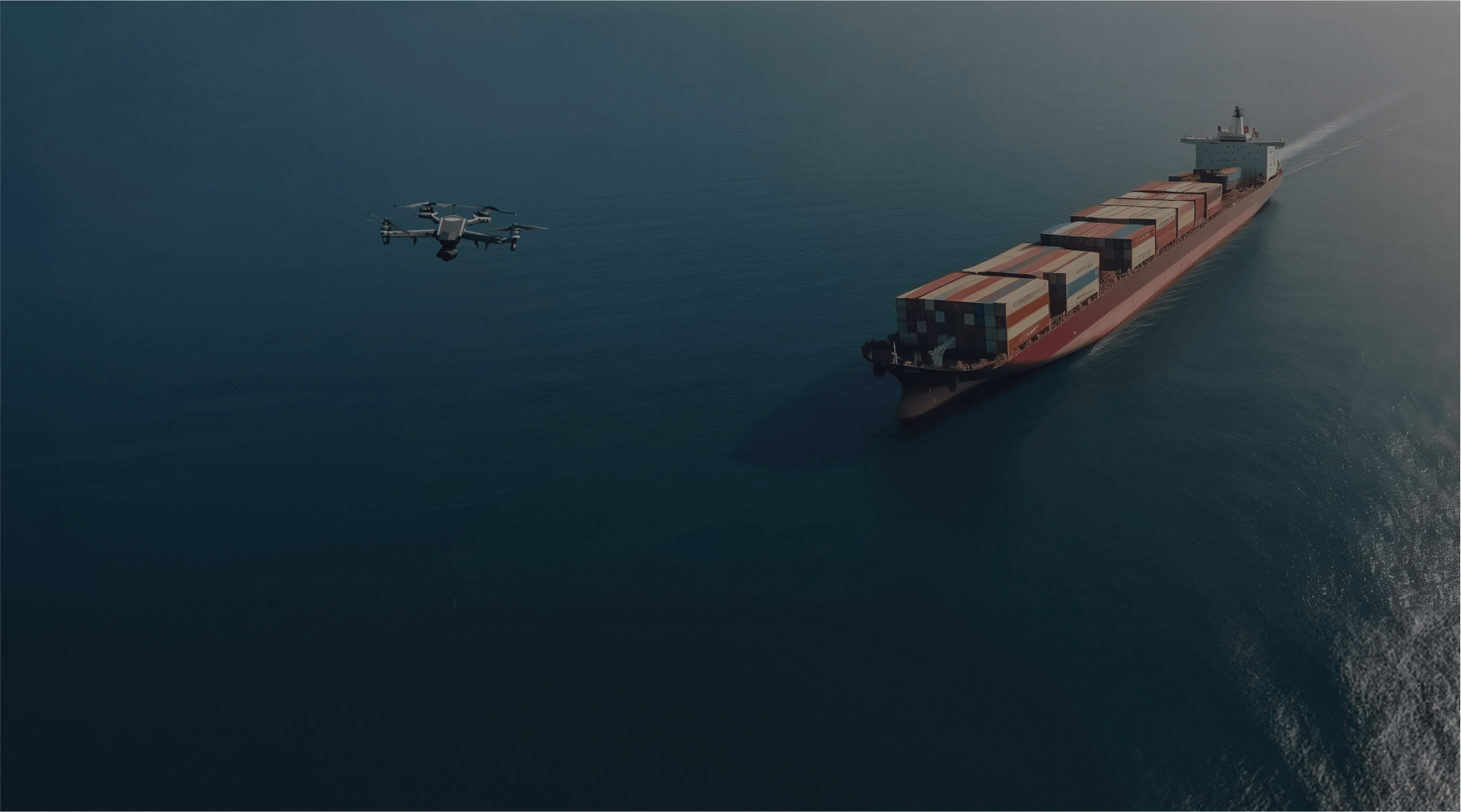 Ship and drone